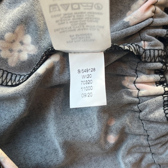 SOLD. Ann Taylor Black Jewel Celestial Moon Long Sleeve Blouse, Elastic Waist - Picture 10 of 10